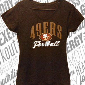 Women's 49ers 1/4 Sleeve T-Shirt from Pro Line Fanatics